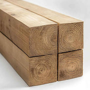 square wooden post